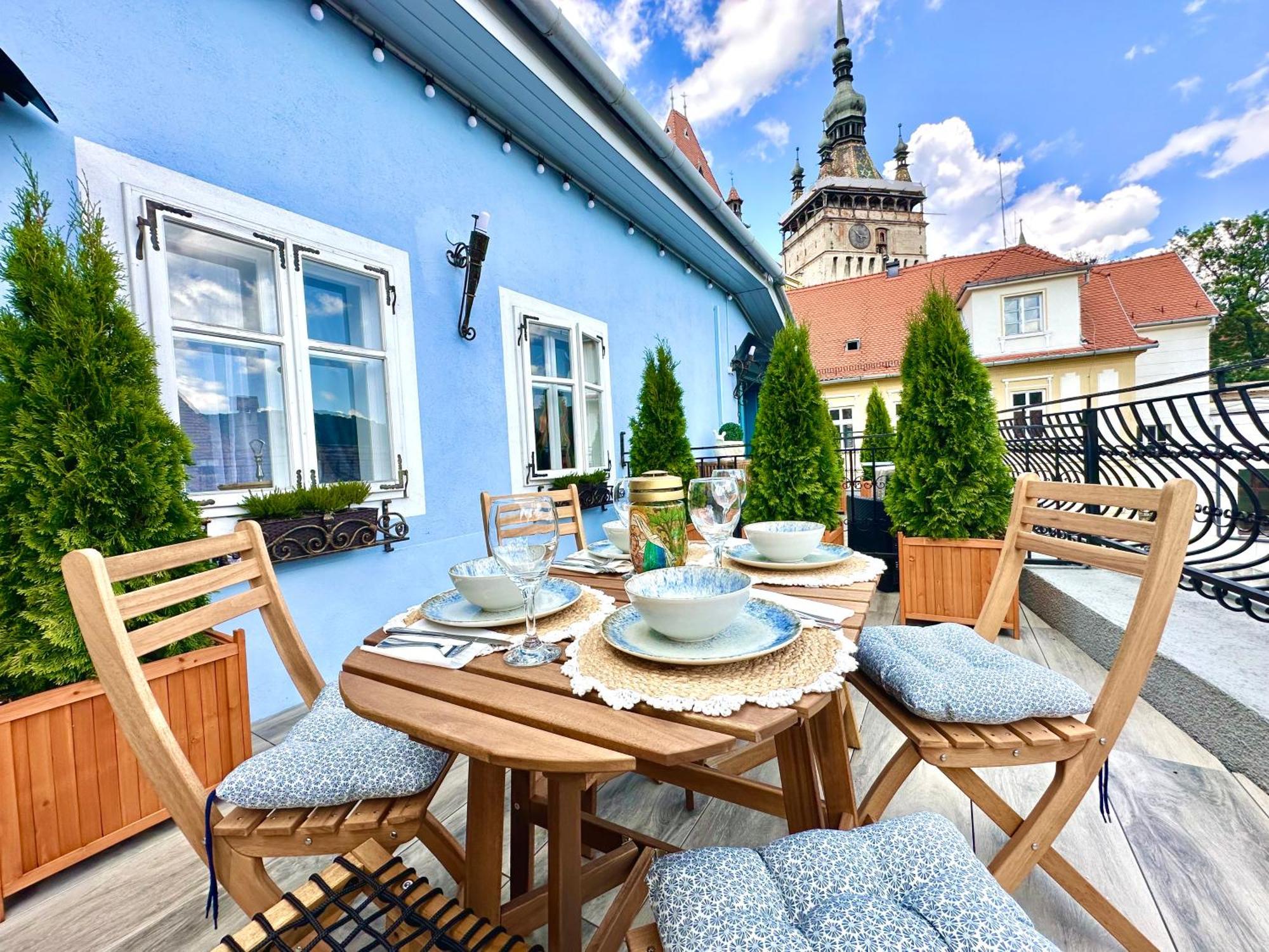 Casa Albastra By Casa Otto Apartment Sighisoara Exterior photo